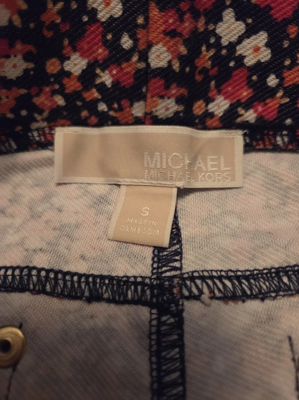 Michael Kors Multi Printed Ankle Pants
